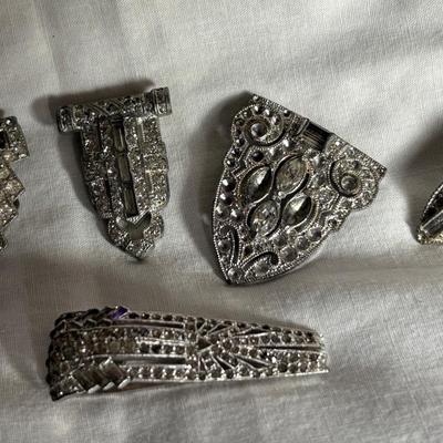 Art Deco Dress Clips