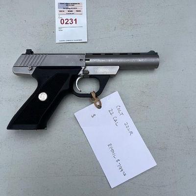 Lot 231 Colt Hand Gun 