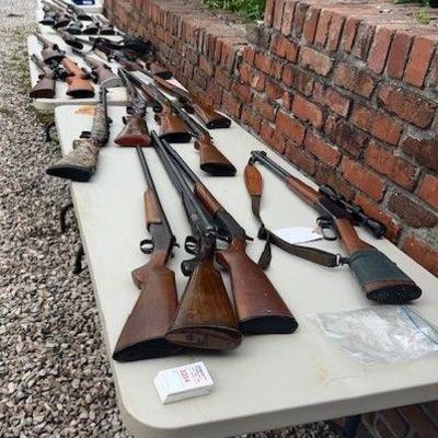 Firearms will only sell ONSITE.  More info to come 
