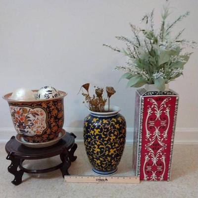 Collection Of East Asia Inspired Vases