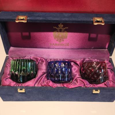 Fabrege Crystal Votives