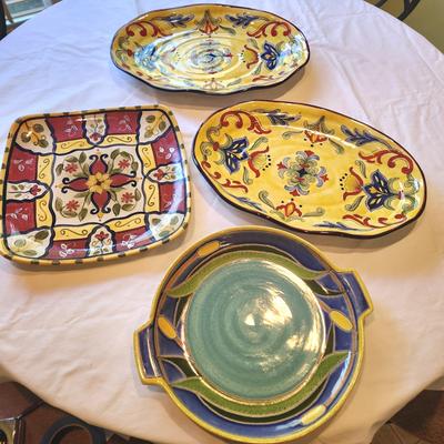 Colorful Serving Platters