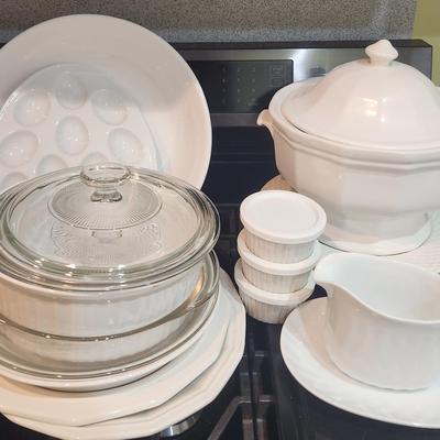 White Corningware And More