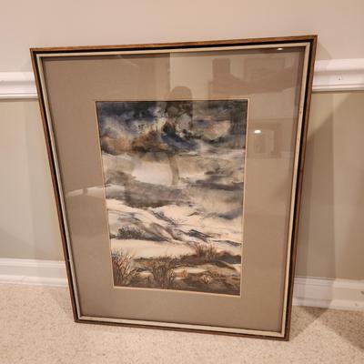 Mary Van Der Hoeven "Snow Scene"