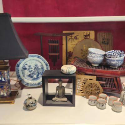 Asian Lamp And Decor