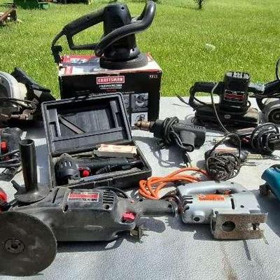 Huge Lot Of Power Tools