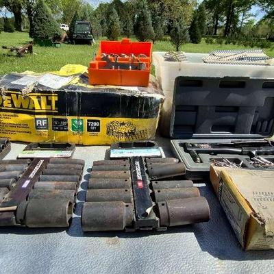 Pittsburg Socket Sets, Nails, Rivet Gun