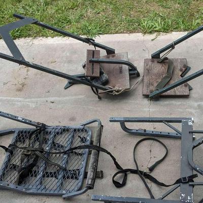 Climbing Tree Stands And Harnesses