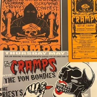 The Cramps Concert Advertisements