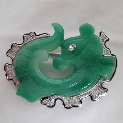 Kenneth Jay Lane Limited Edition Dragon Pin