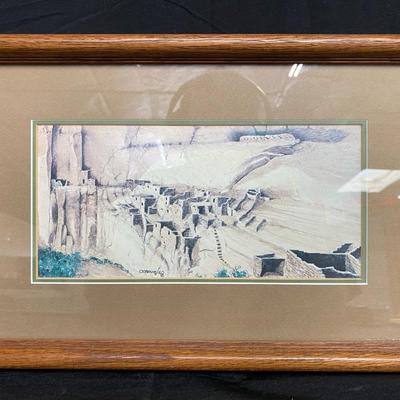 Anasazi Ruins Print By Clifford Brycelea