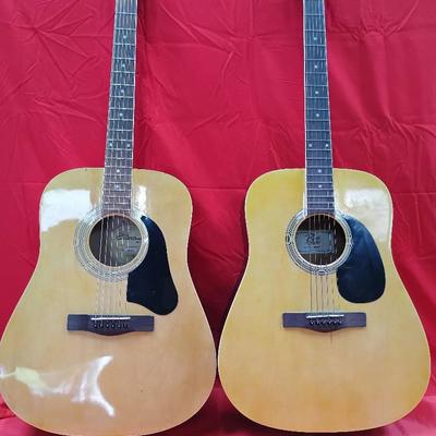 Rogue RD80 And Silvertone Pro Series Acoustic Guitars