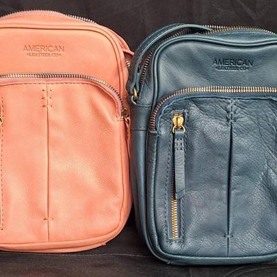 2 American Leather Co. Purses - Sunkissed & Teal