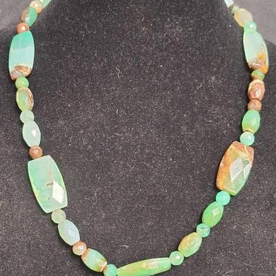 Jay King Chrysoprase Beaded Necklace 