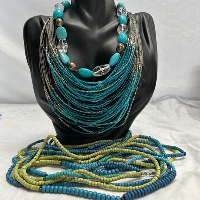 Turquoise Colored Costume Jewelry 