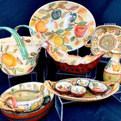 Modigliani Italian Hand Made 10-piece Decorative Autumn Set 