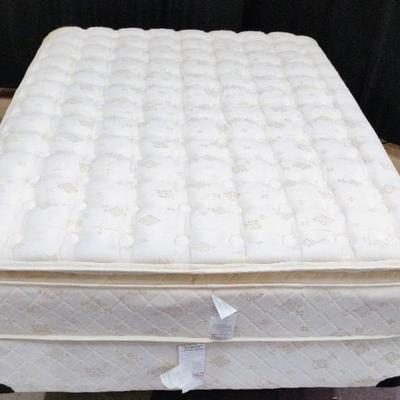 Mattress & Box Set w/Metal Bed Frame No Head Or Footboards 