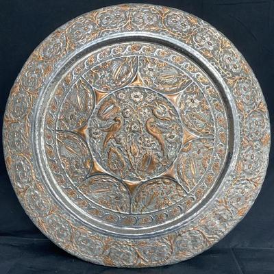 30” Handcrafted Copper Inlay Wall Hanging