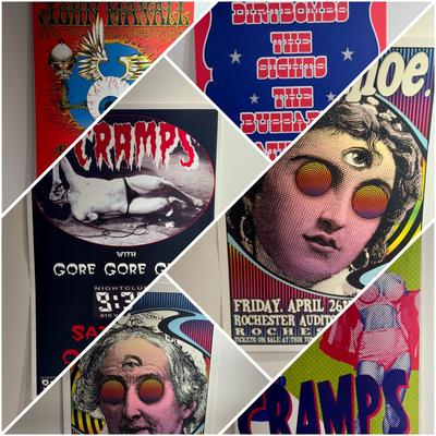 Jimmi Hendrix, The Cramps & More Posters 