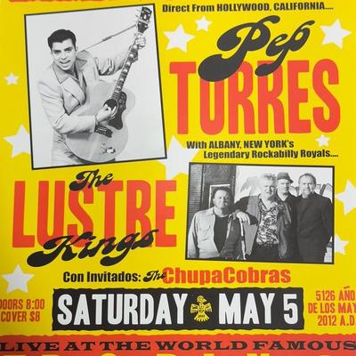 Signed Jerry Clayworth Concert Posters 