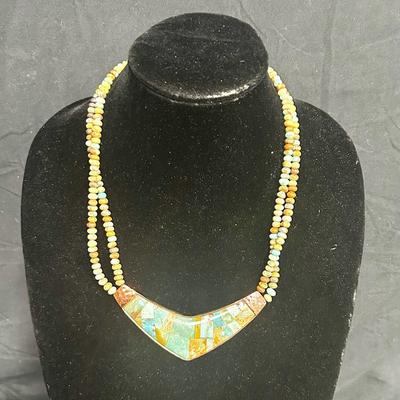 Jay King Turquoise  And Copper Necklace
