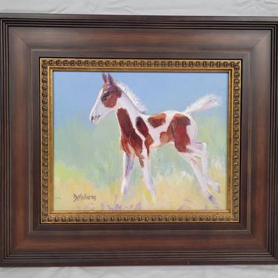 Diana Madaras Framed "Duke" Small Print 