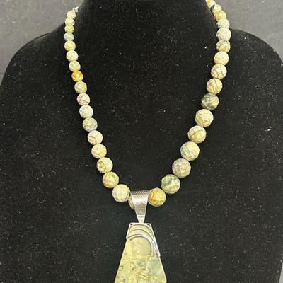Jay King Victoria Stone Pendant And Necklace.