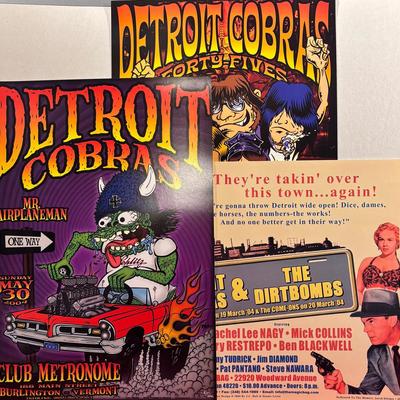 Detroit Cobras Concert Poster Collection