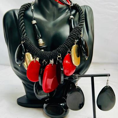 Red & Black Chicos Jewelry