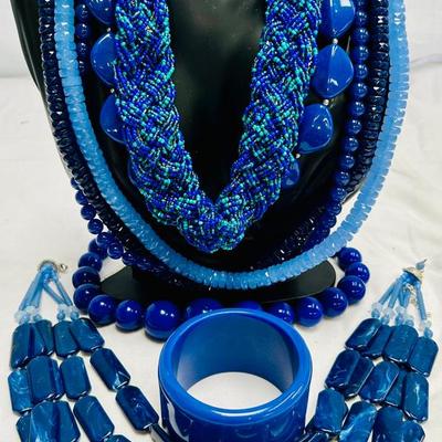 Blue Costume Jewelry
