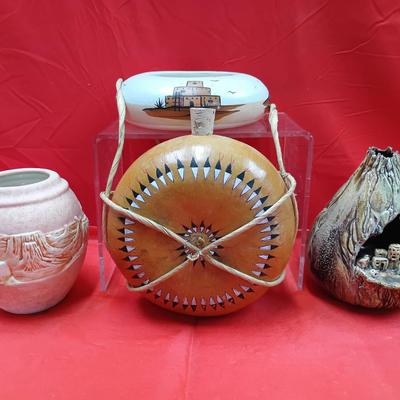 Native American Style Artful Pottery And Decor