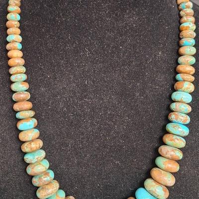 Jay King Boulder Torqouise Sterling Silver Necklace 