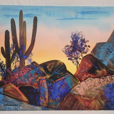 Diana Madaras Large Print on Canvas "Silhouette"