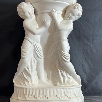 Ceramic Cherub Sculpture 
