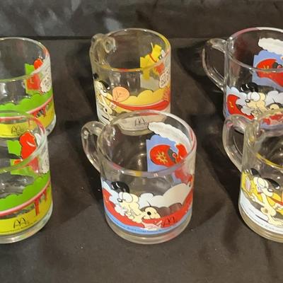 McDonald’s Garfield And Odie Themed Glass Cups