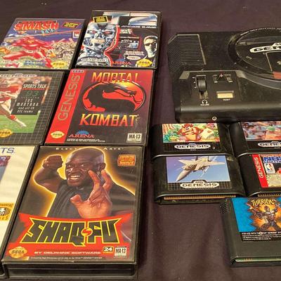 SEGA Genesis Console And Games