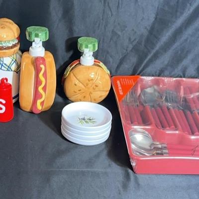 Ceramic Condiment Containers