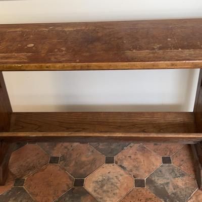 Rustic Fruitwood Console Table