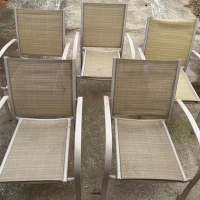 Cream Colors Patio Chairs 