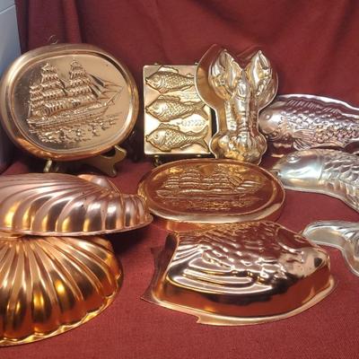 Copper Wall Hanging Molds 