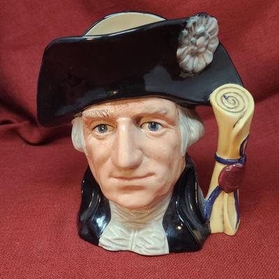 1982 Royal Dolton Character Jug "George Washington"