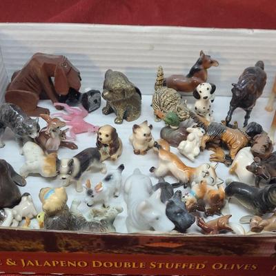 Collection of Miniature Animal Figurines #1