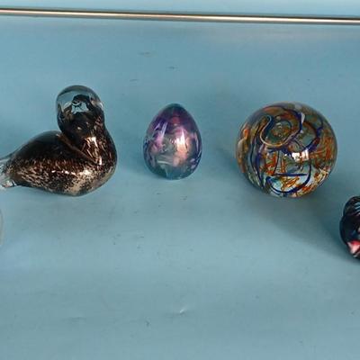 Glass Paperweight Collection #1