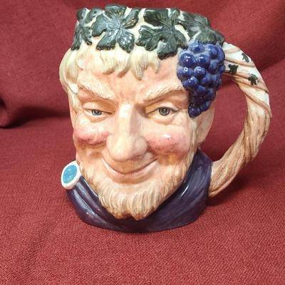 Royal Dolton 1950s "Bacchus" Toby Mug