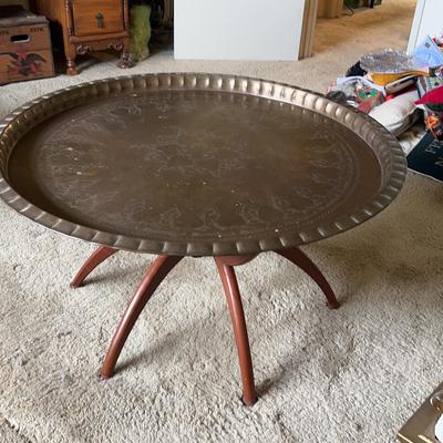 Mid-Century Brass Table