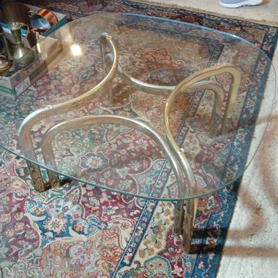 Glass Top Coffee Table 