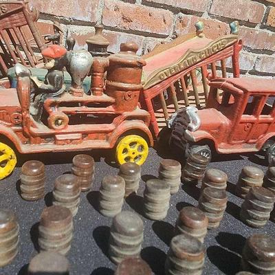 COLLECTION OF AMERICAN, LATE VICTORIAN, AND EDWARDIAN CAST IRON AND PAINTED TOYS