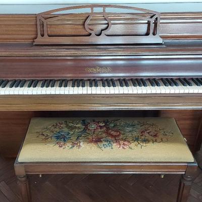 FANTASTIC CHICKERING UPRIGHT PIANO WITH BENCH
