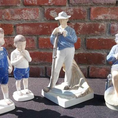 ROYAL COPENHAGEN AND BING & GRONDAHL FIGURINE COLLECTION 