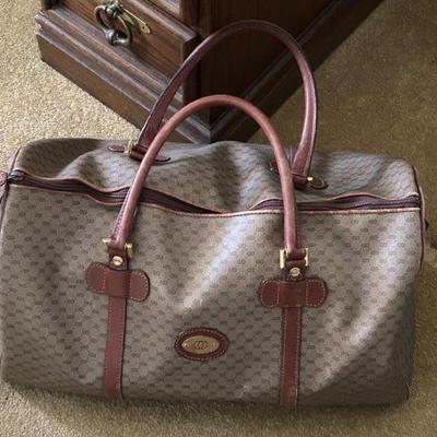 Gucci overnight bag. 